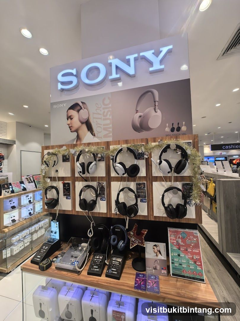 Sony Headphones Display