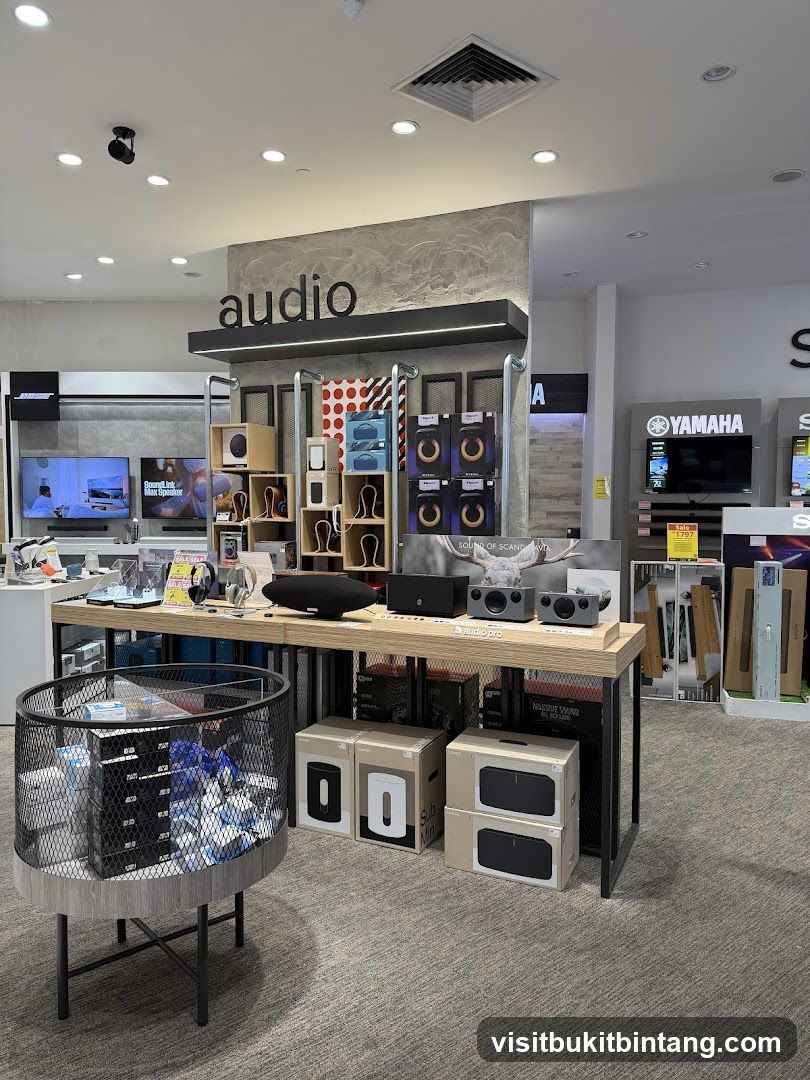 Audio Equipment Display
