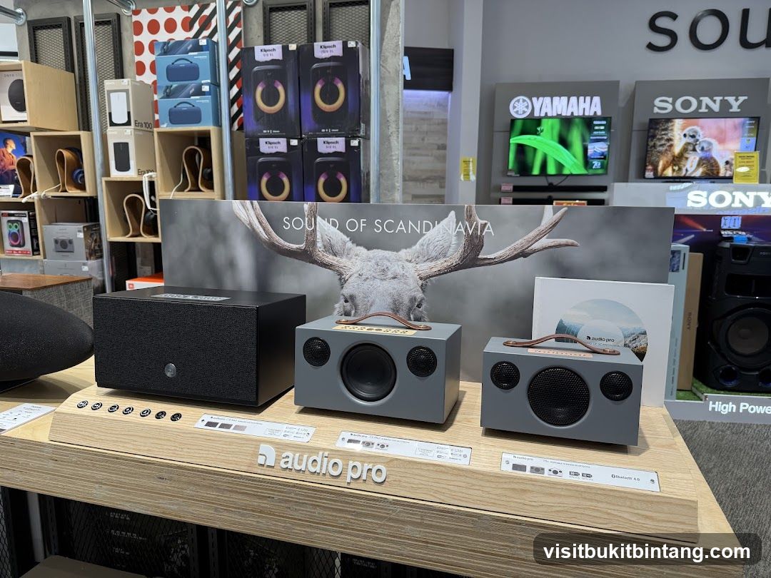 Audio Pro Speakers Display