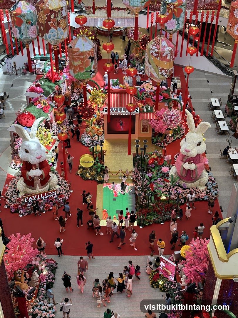 Chinese New Year Decorations in a Mall