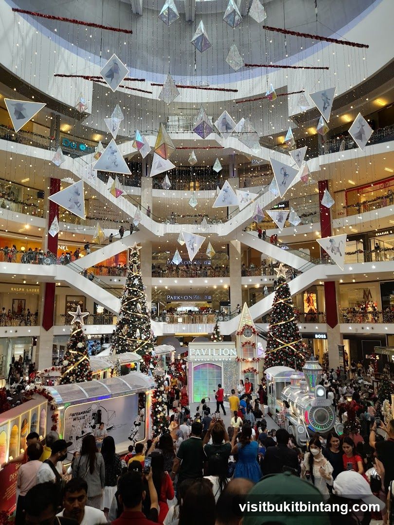 Christmas Decorations in a Mall
