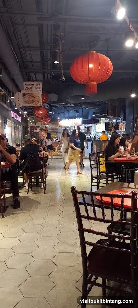 Food Court with Red Lanterns