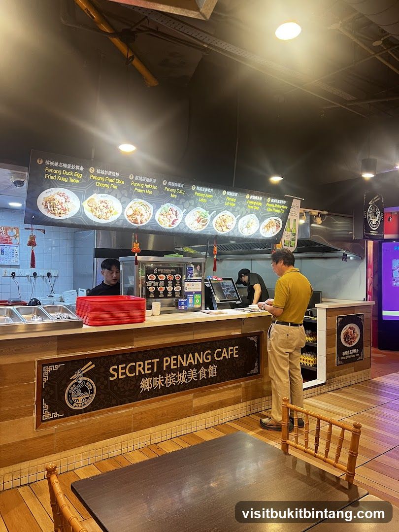 Secret Penang Cafe Counter