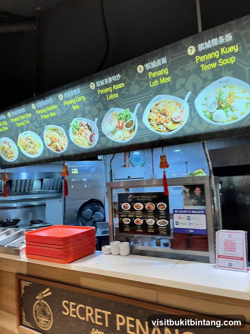 Food Stall Menu