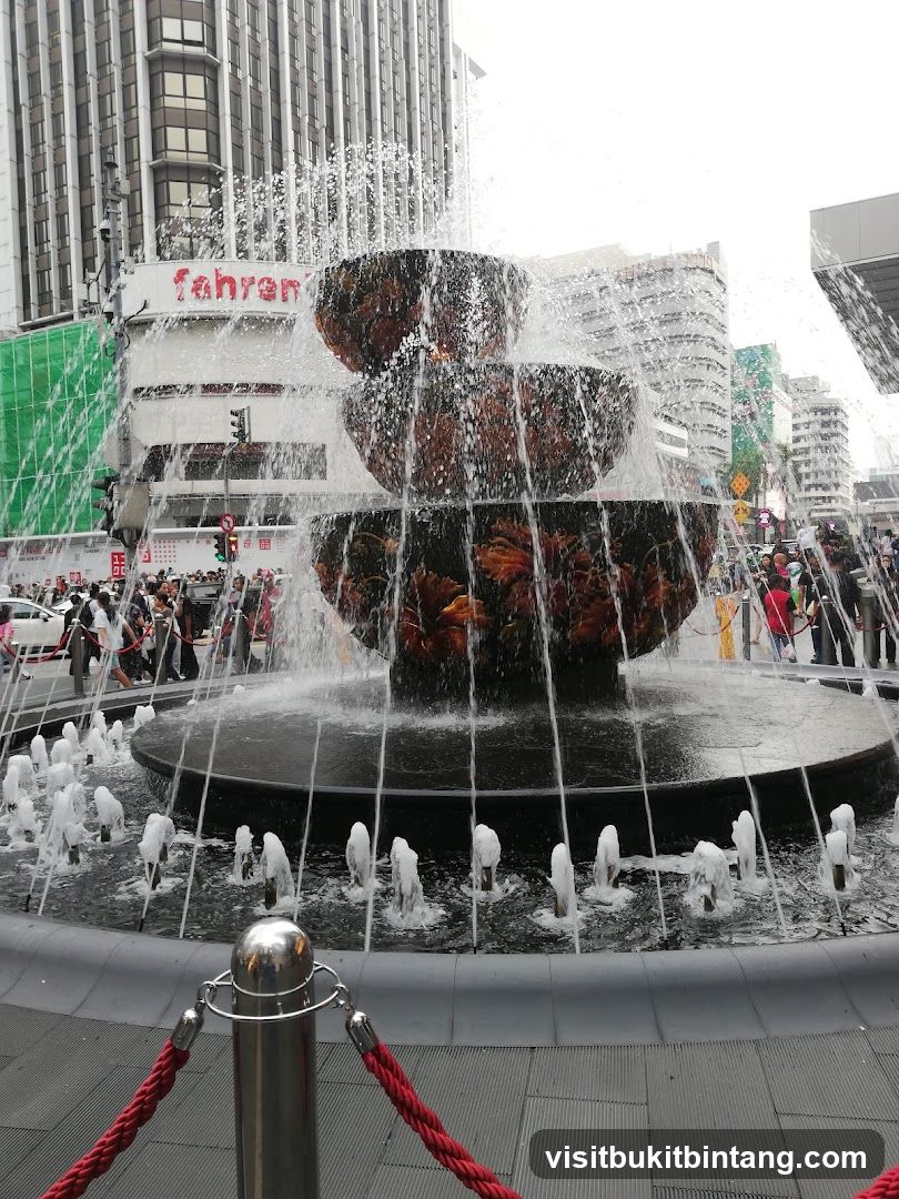 Fountain in a City Square