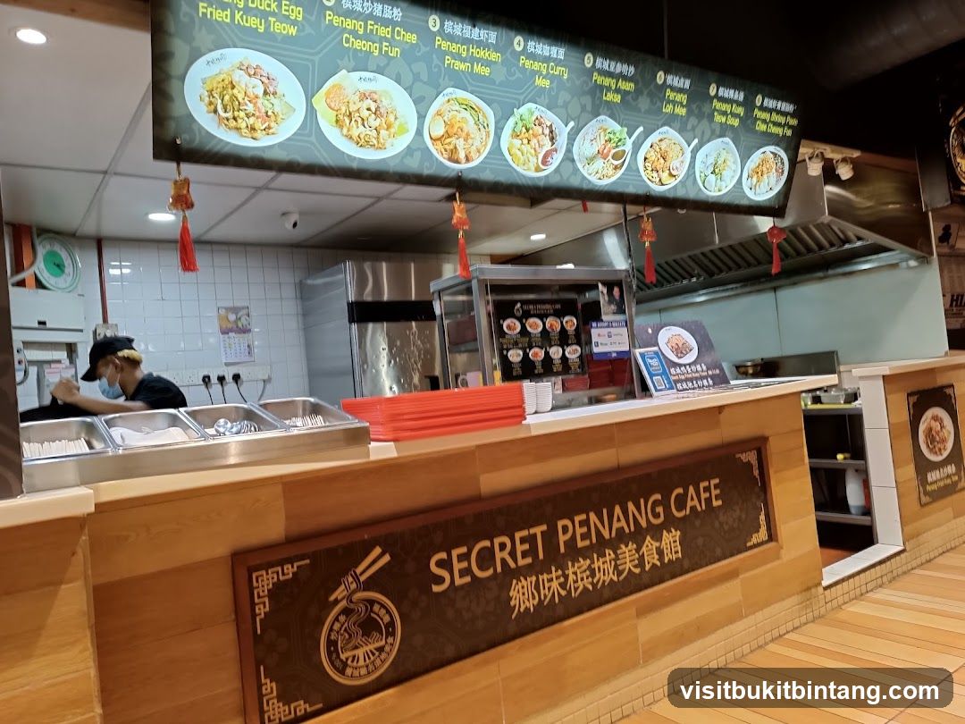 Secret Penang Cafe Counter