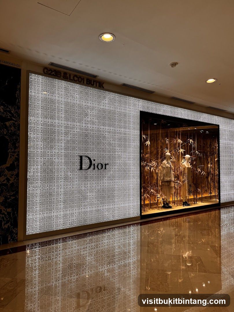 DIOR Kuala Lumpur KLCC Store