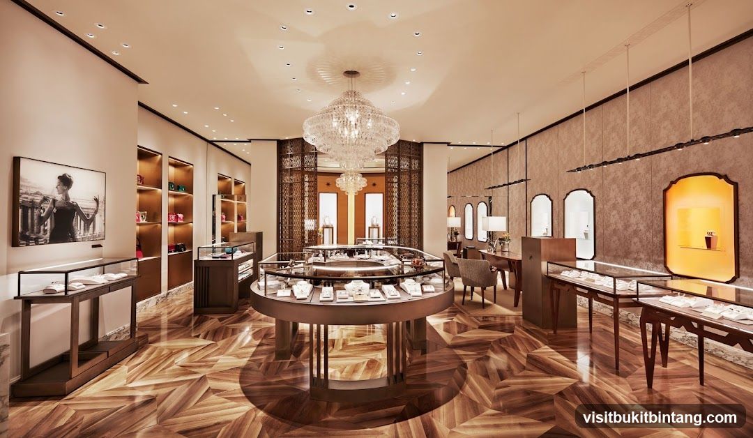 Luxurious Jewelry Store Interior