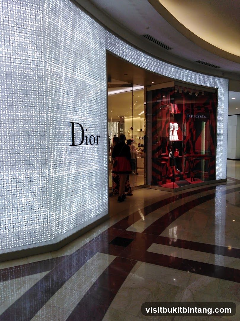 Dior and Tiffany & Co. Storefronts