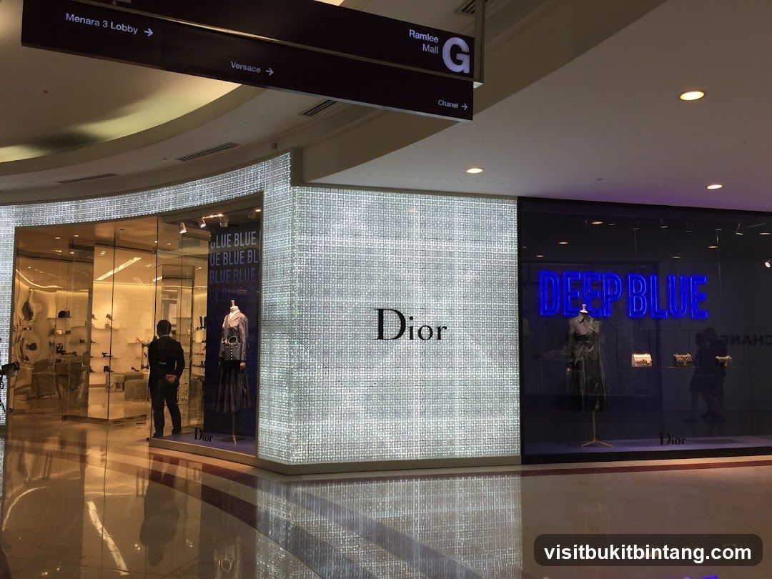 Dior and Deep Blue Storefronts