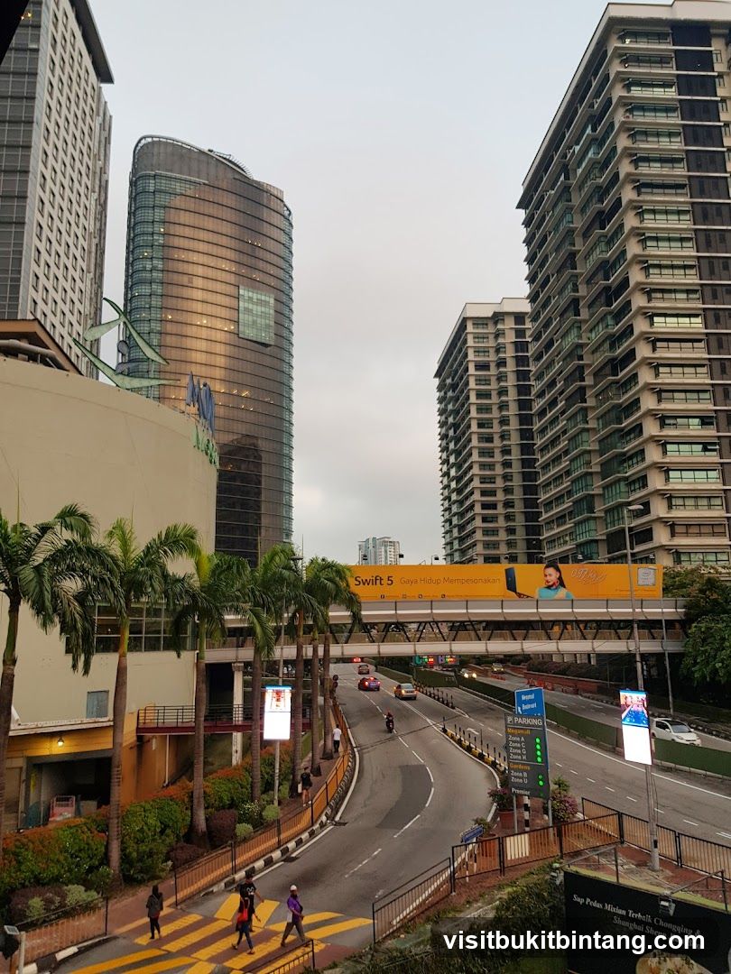 Cityscape with Buildings and Road