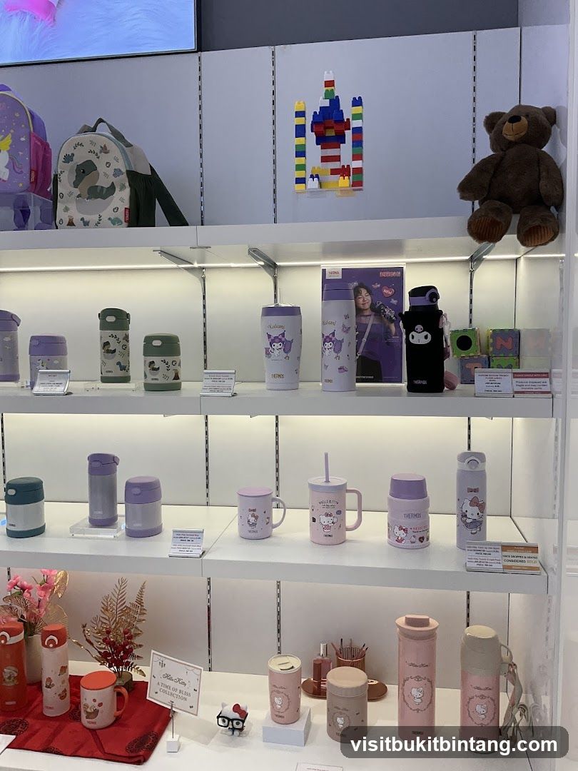 Display of children's merchandise