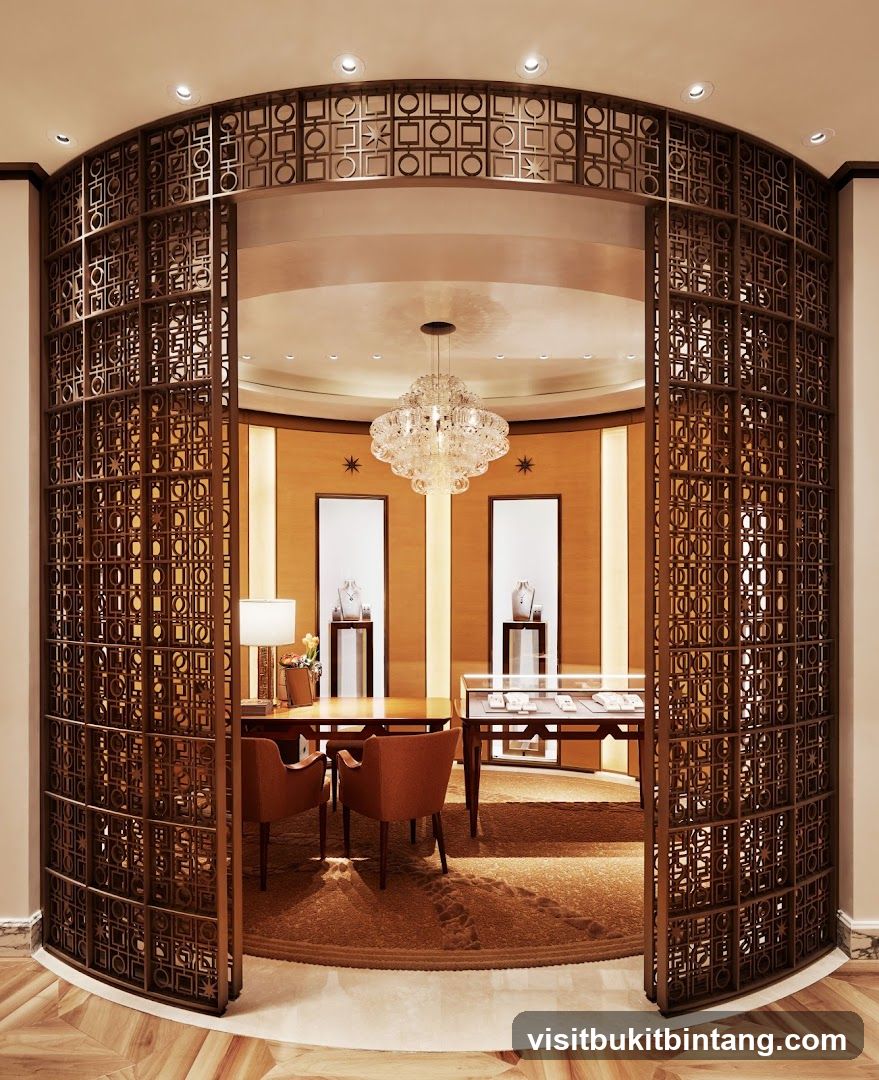 Luxurious Jewelry Store Interior