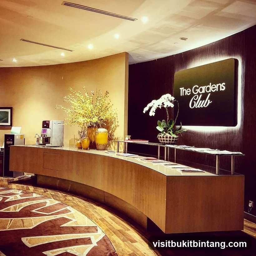 The Gardens Club Reception Area