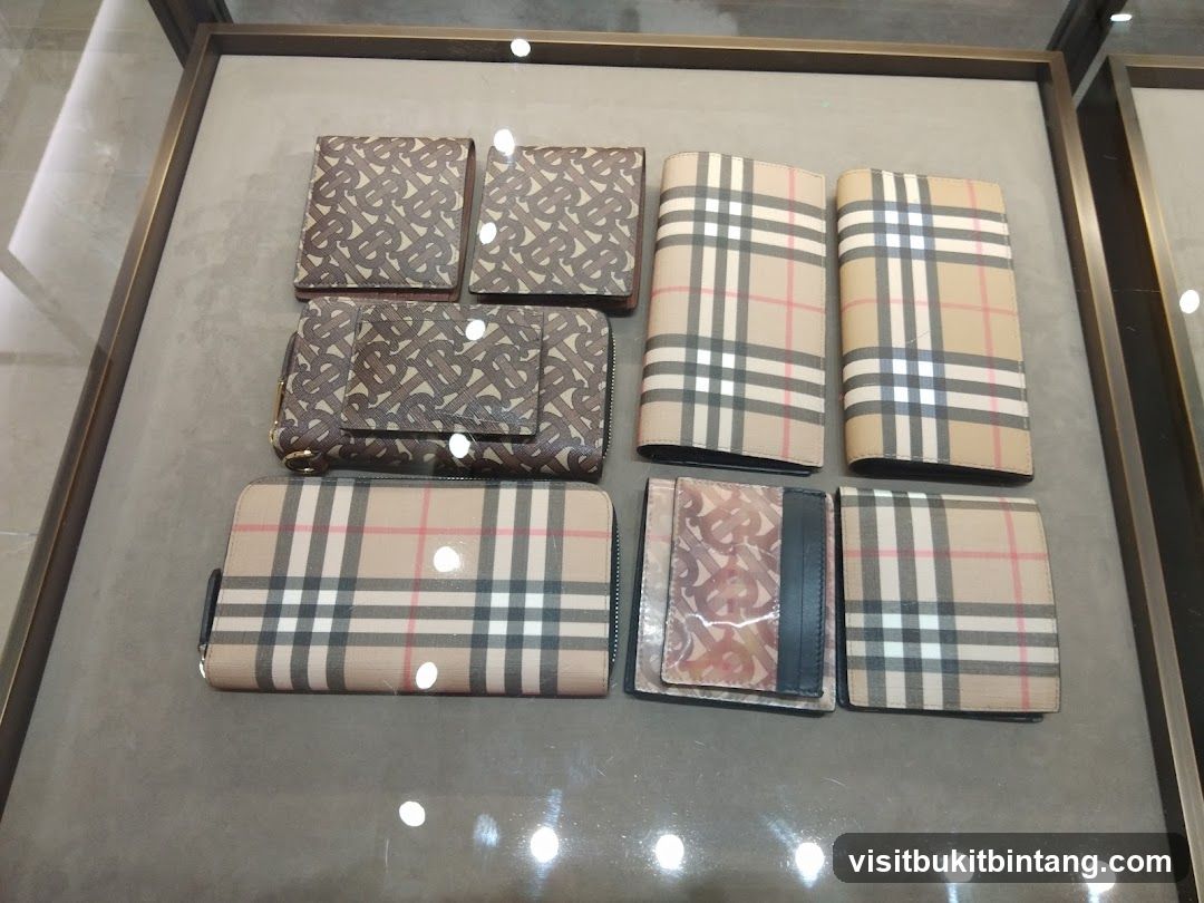 Wallets on Display
