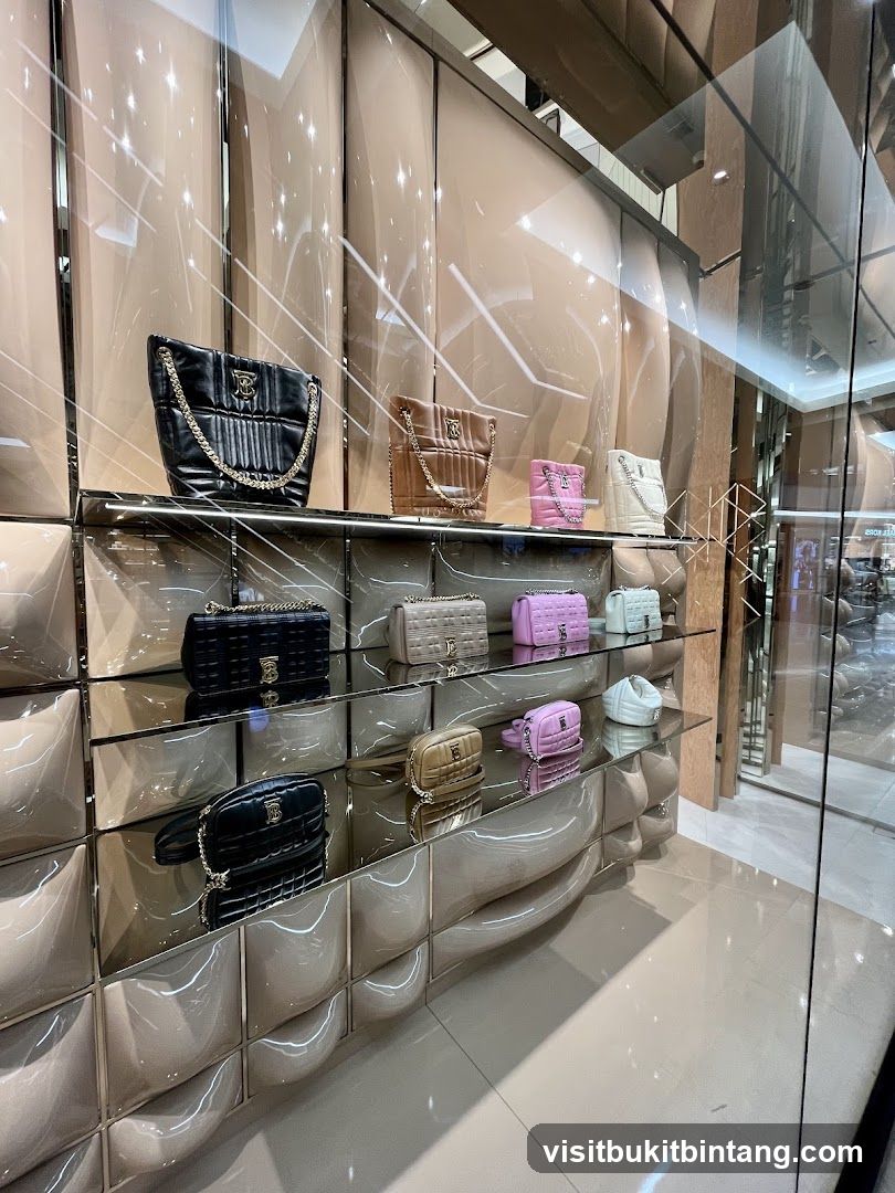 Luxury Handbags Display