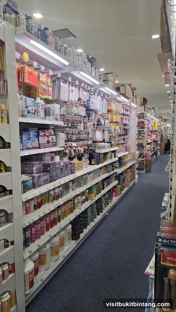 Craft Supply Store Aisle