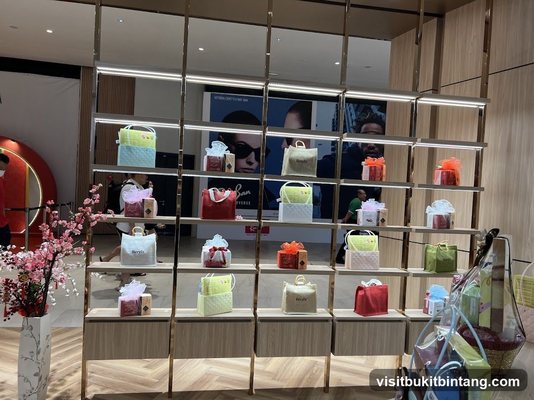 Gift Bags and Boxes Display