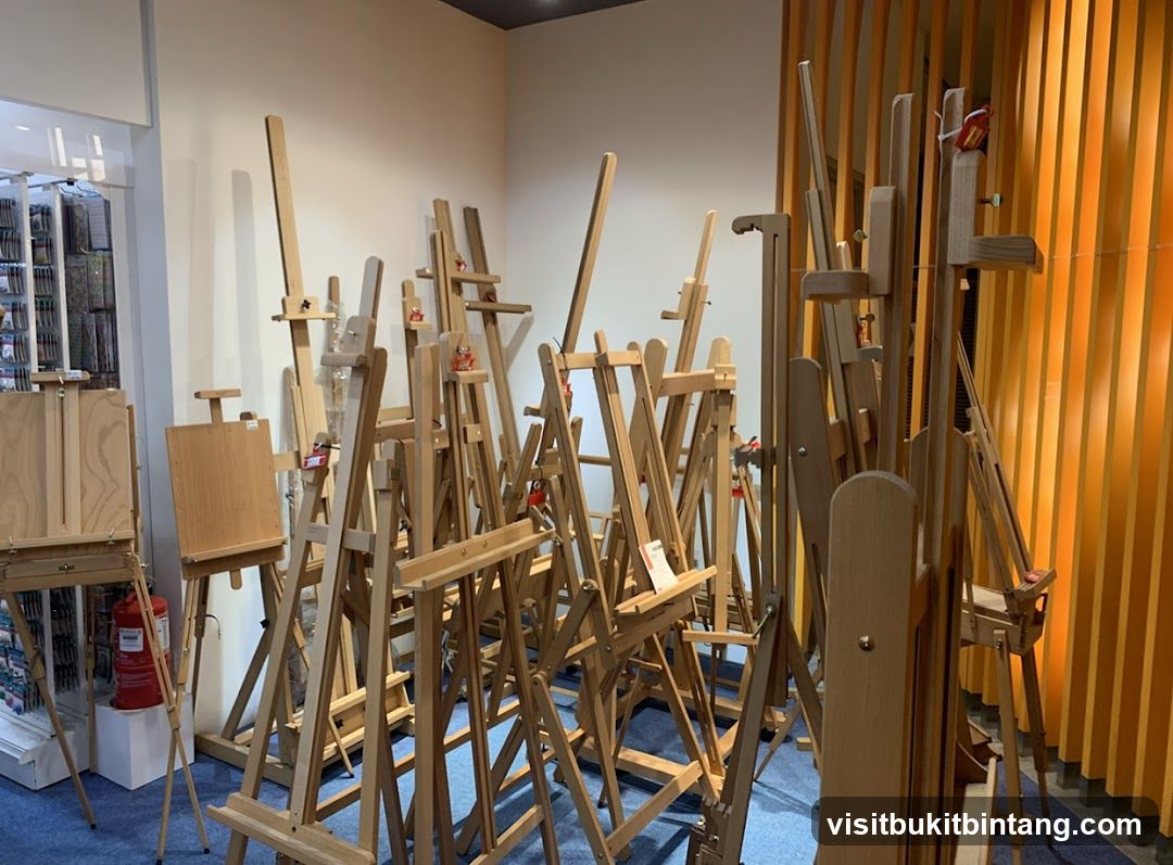 Art Easels Display