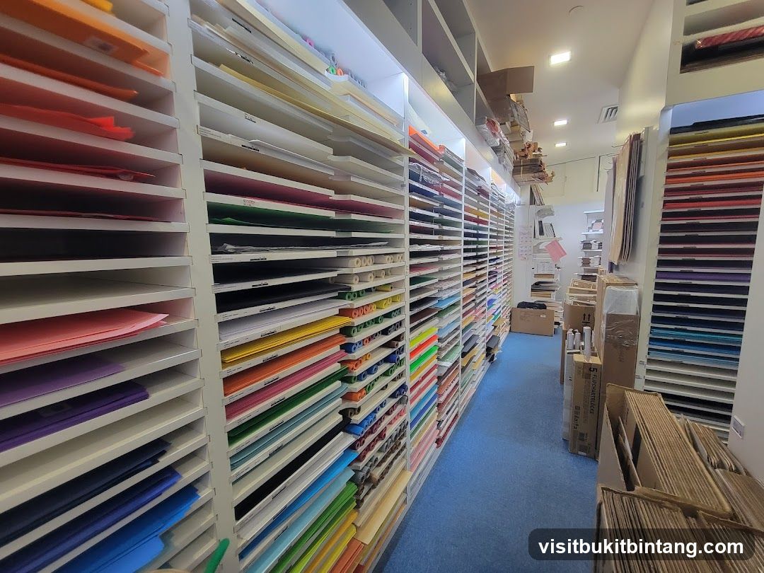 Paper Supply Store Aisles