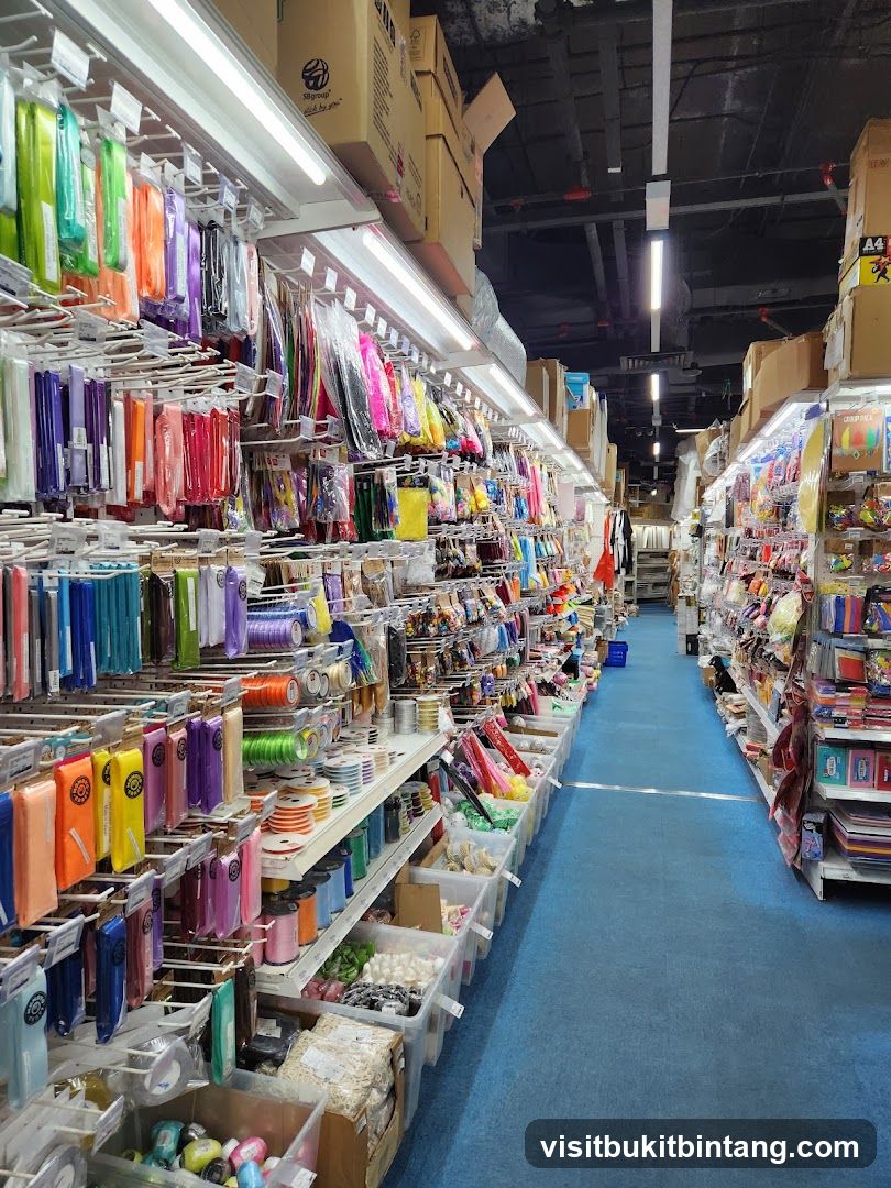 Craft Supply Store Aisle