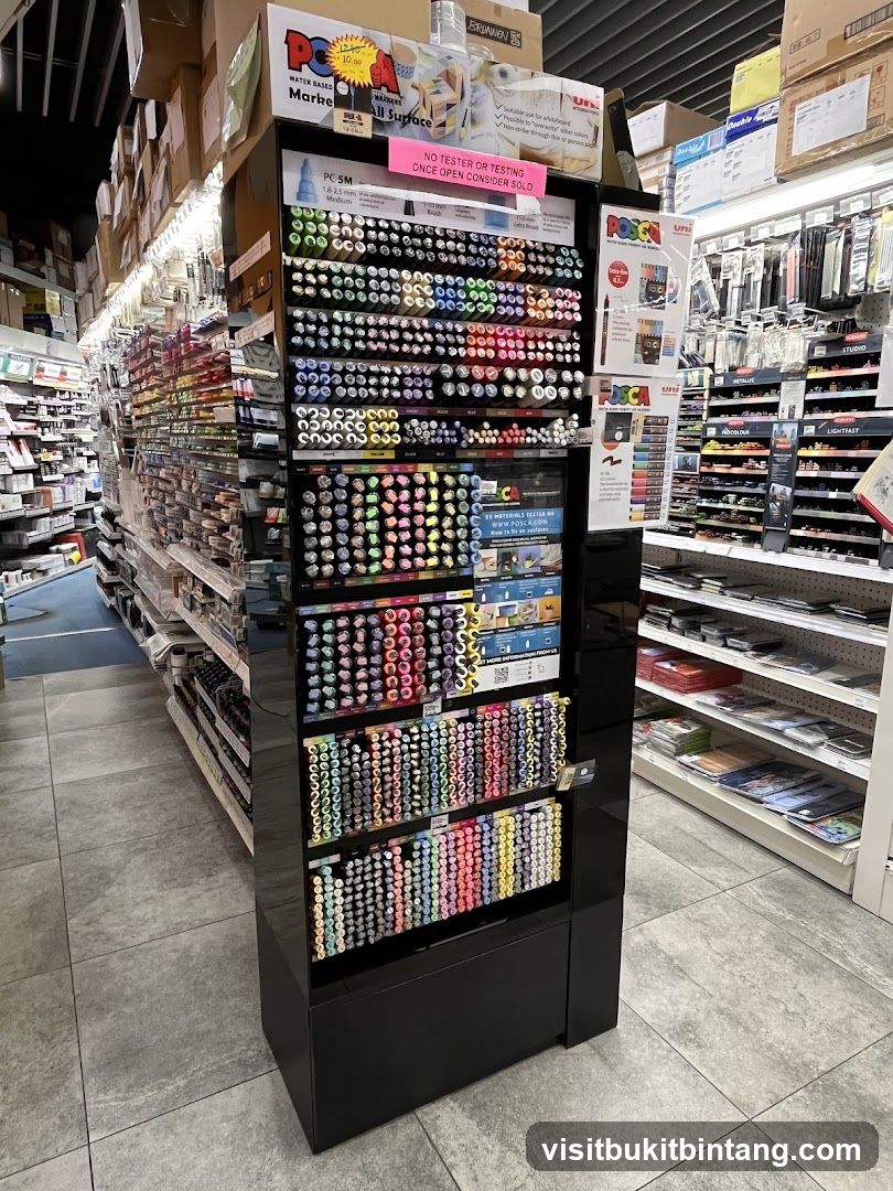 Art Supply Store Display