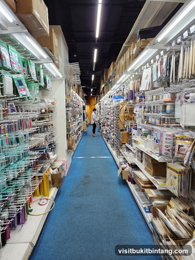 Craft Supply Store Aisle