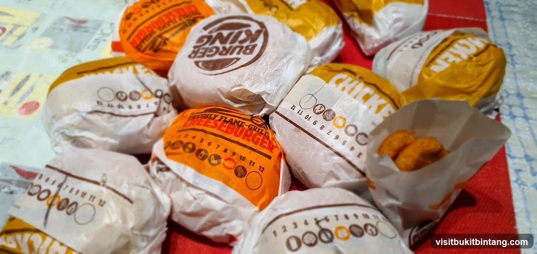 Burger King Food Items