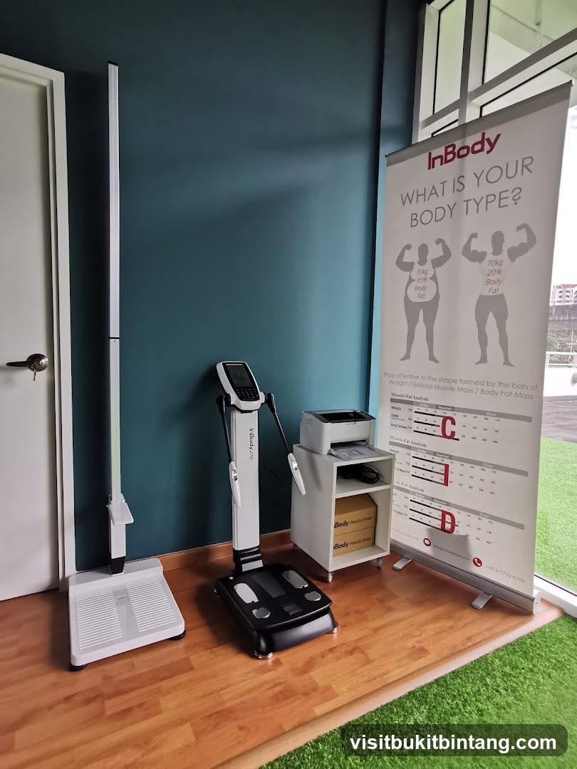 InBody Body Composition Analysis Setup