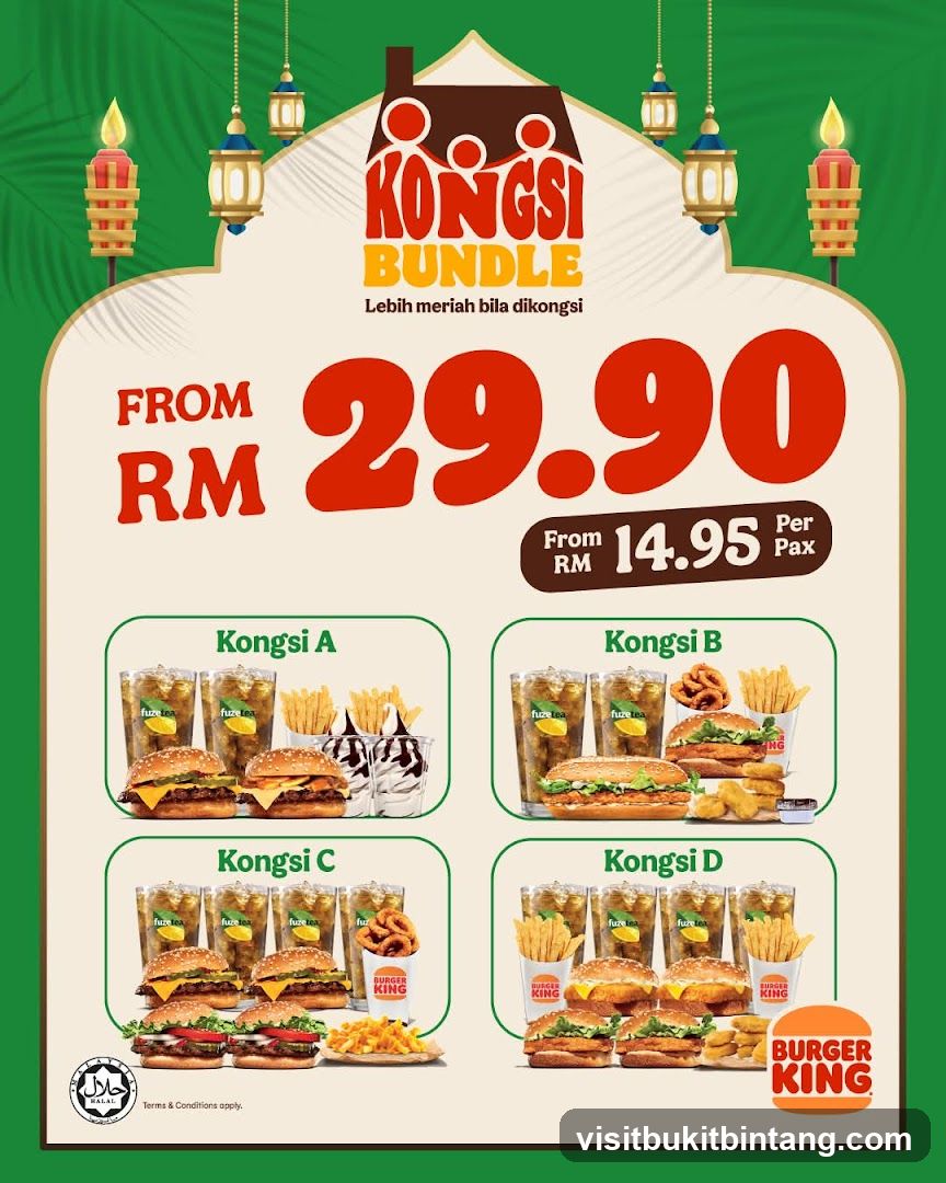 Burger King Kongsi Bundle Promotion