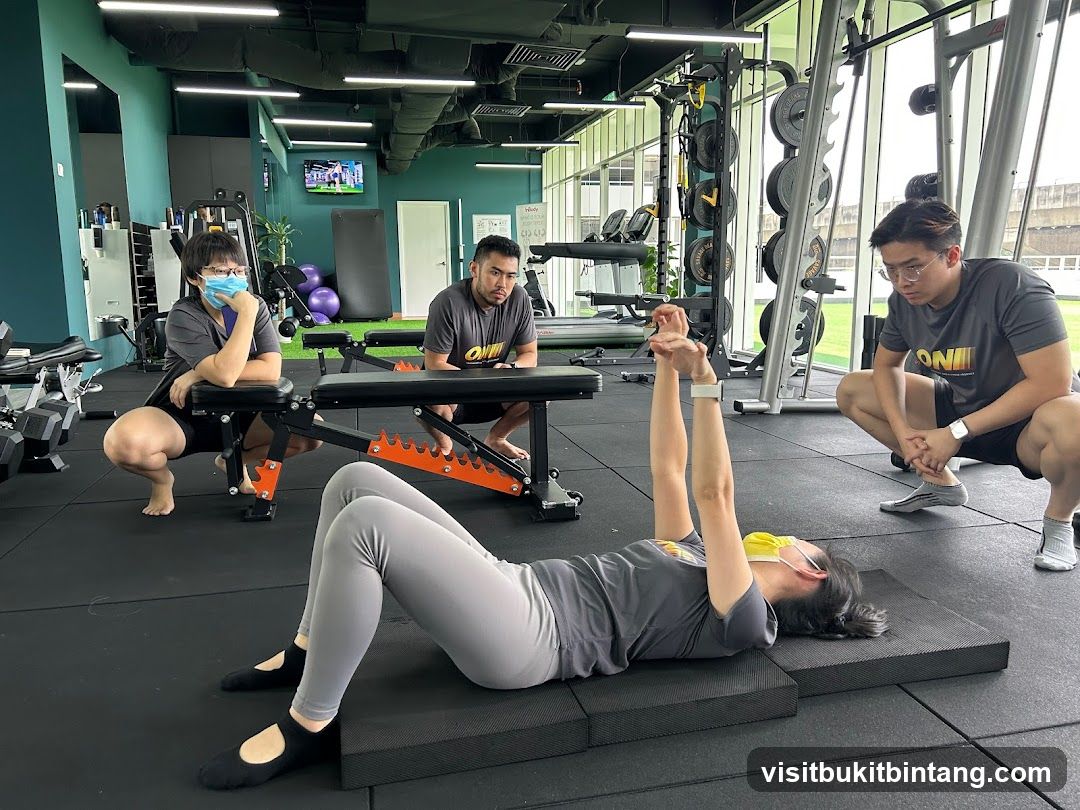 Gym training session