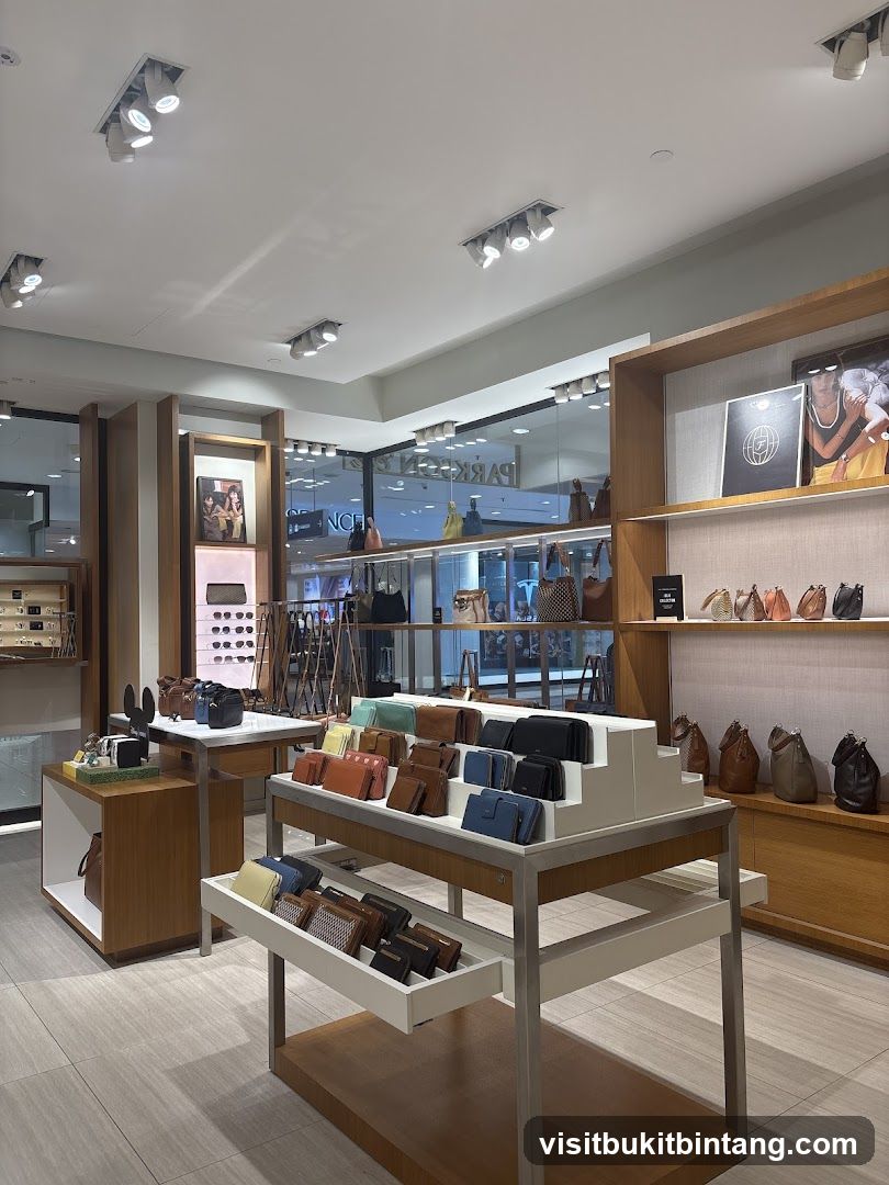Leather Goods Display