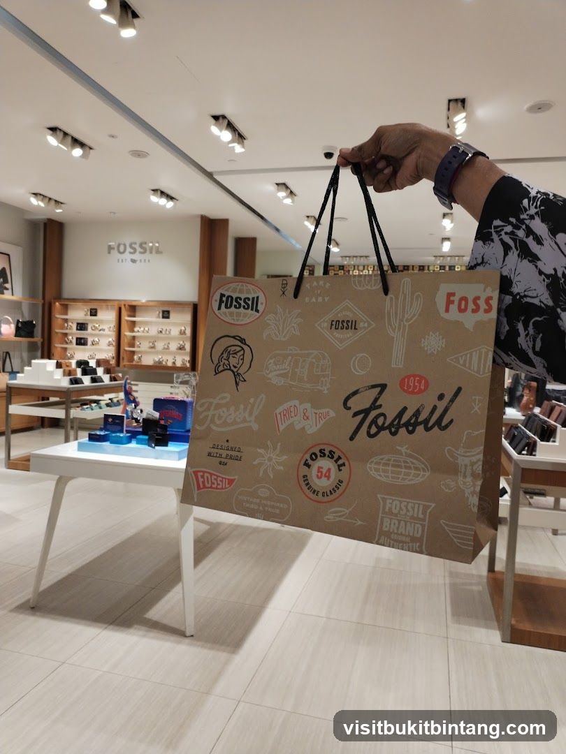 Fossil Shopping Bag