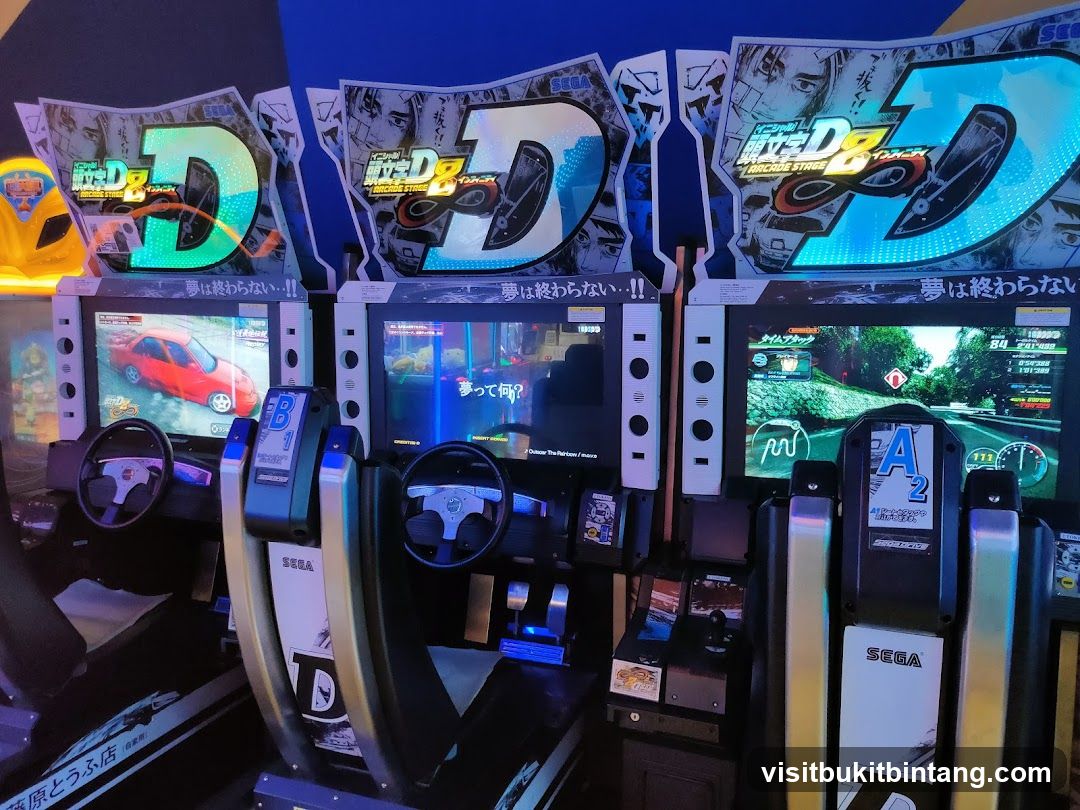 Initial D Arcade Stage Video Game Cabinets