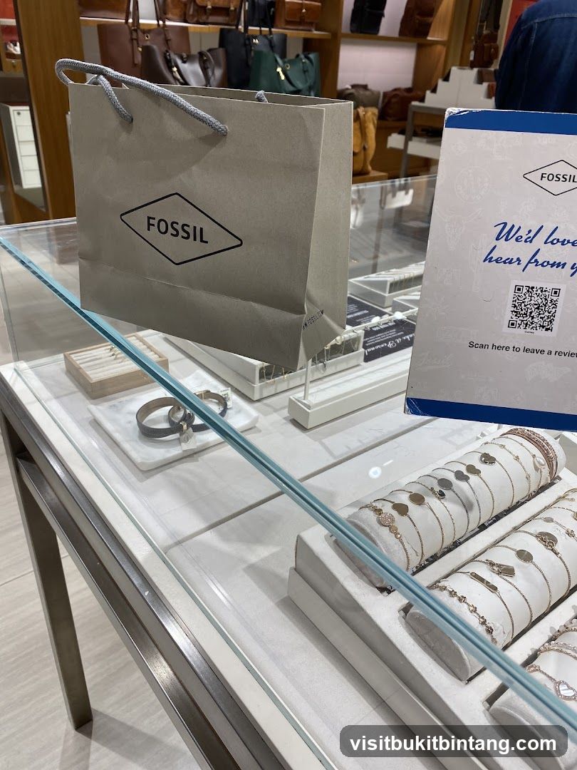Fossil Store Display