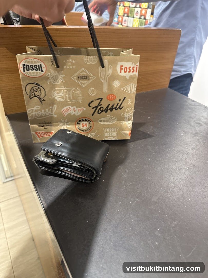 Fossil Shopping Bag and Wallet