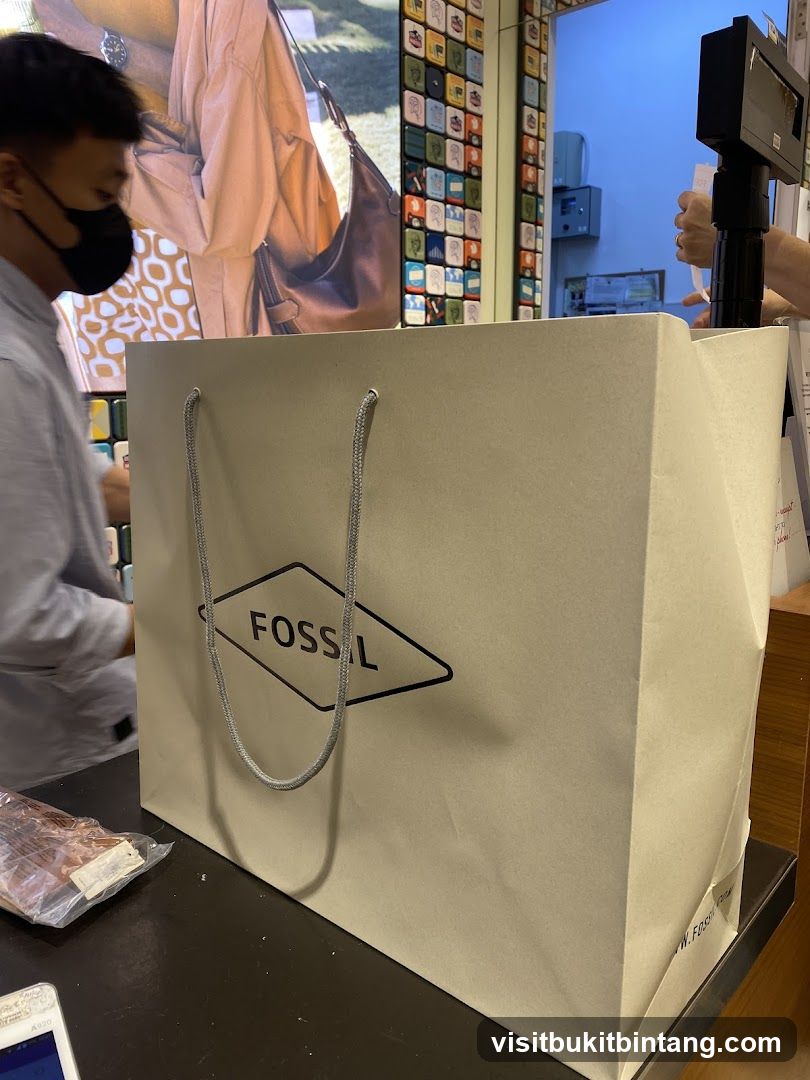 Fossil Shopping Bag