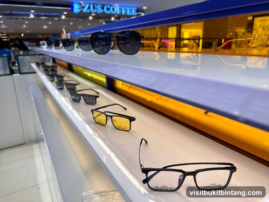 Eyeglasses and Sunglasses Display