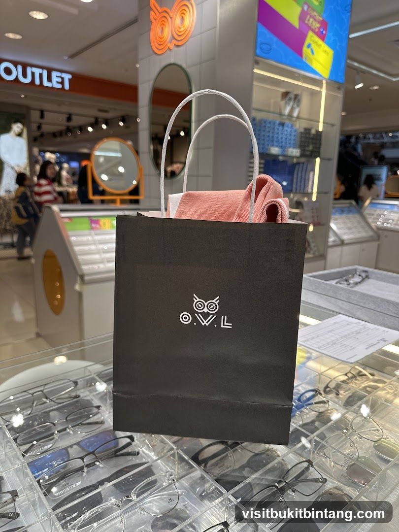 Shopping Bag with Owl Logo