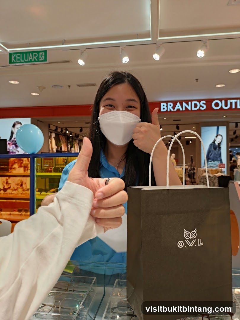 Happy Customer Giving Thumbs Up