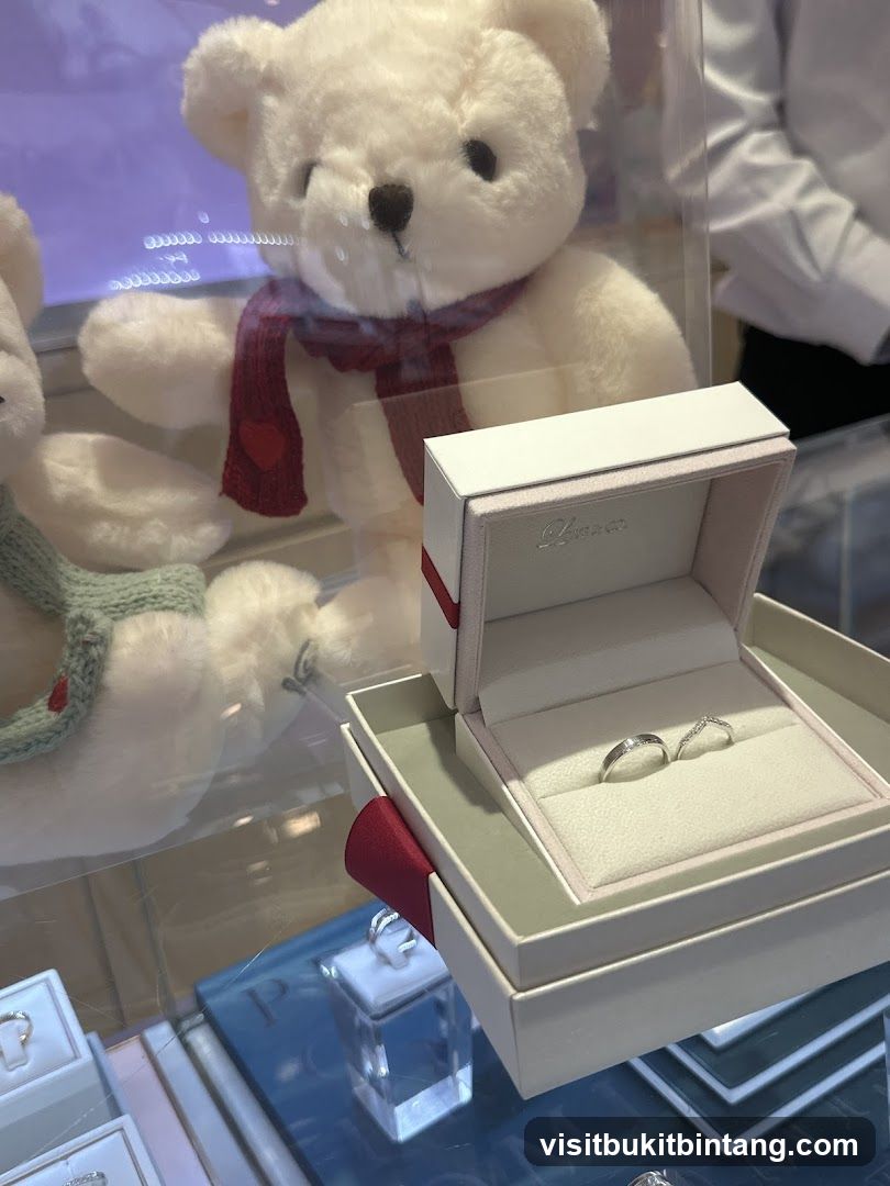 Jewelry Display with Teddy Bears