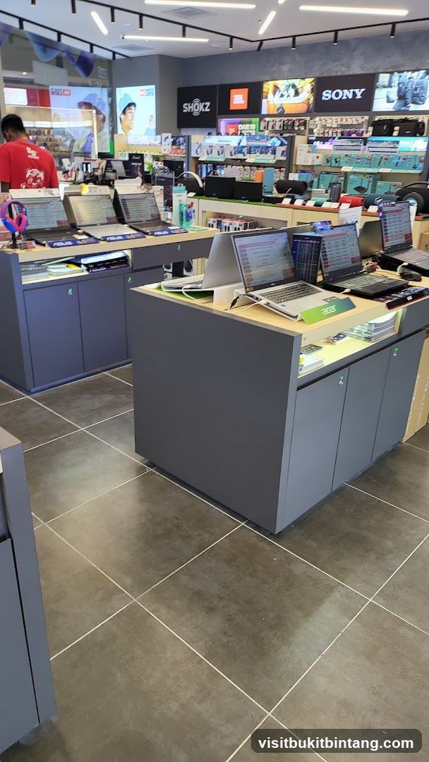 Electronics store display