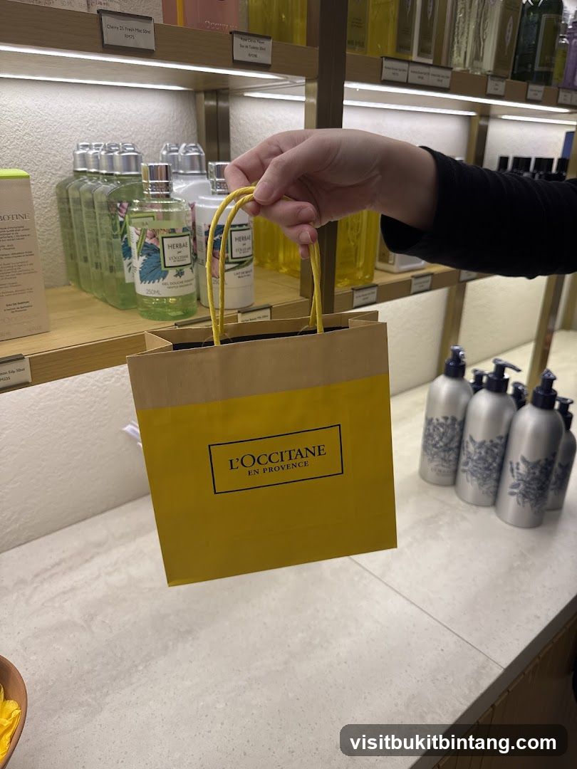 L'Occitane Shopping Bag