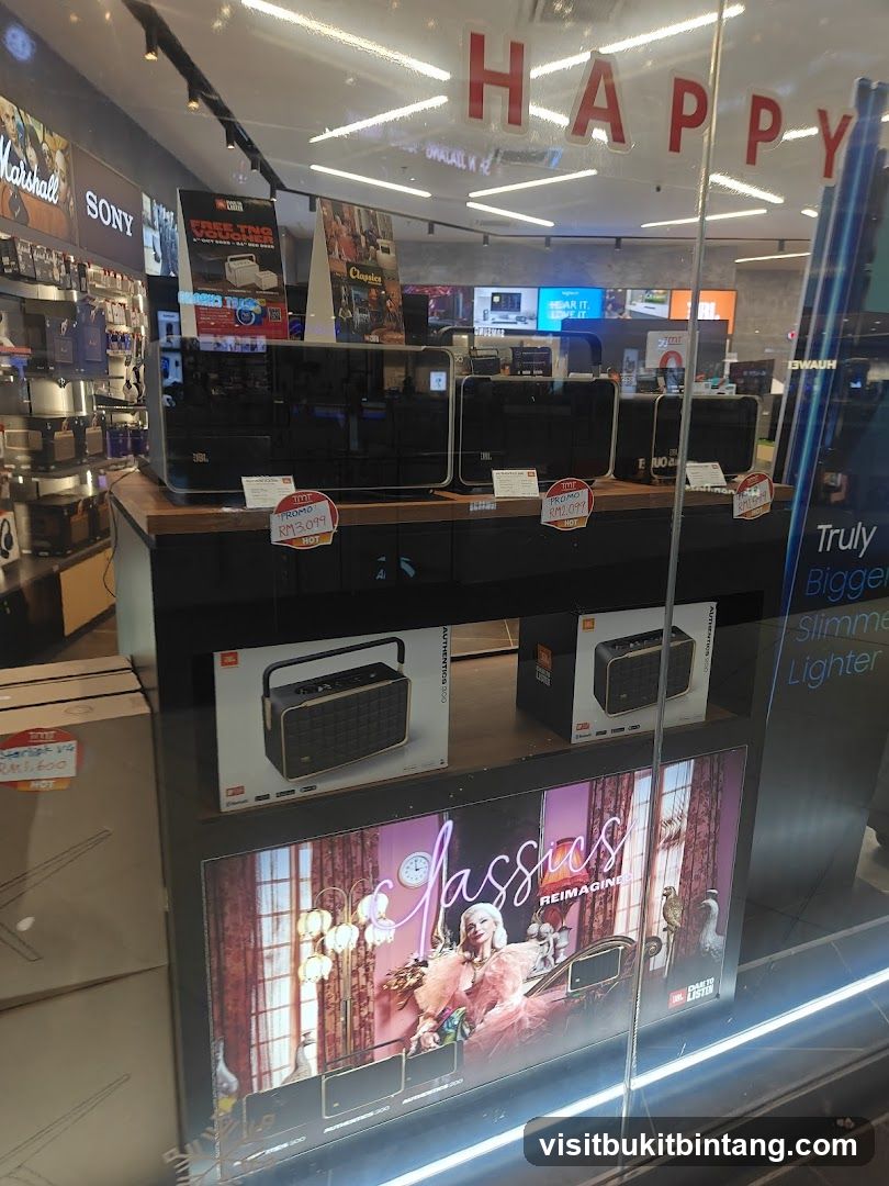 Electronics Store Display
