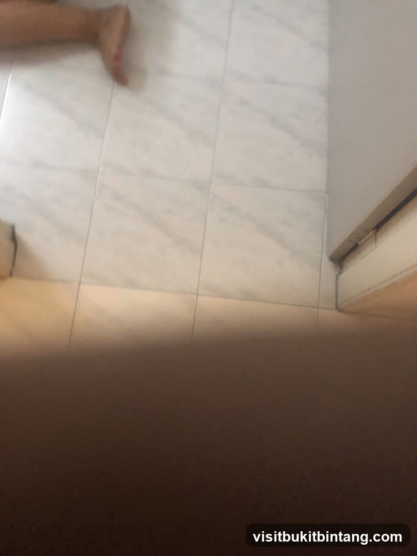 Tiled Floor and Leg