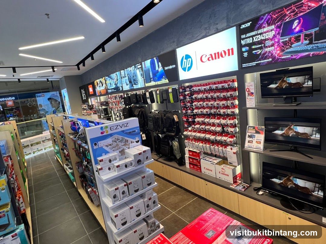 Electronics Store Interior