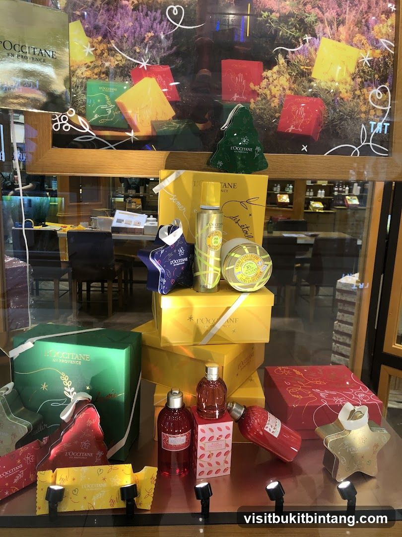 L'Occitane Holiday Display