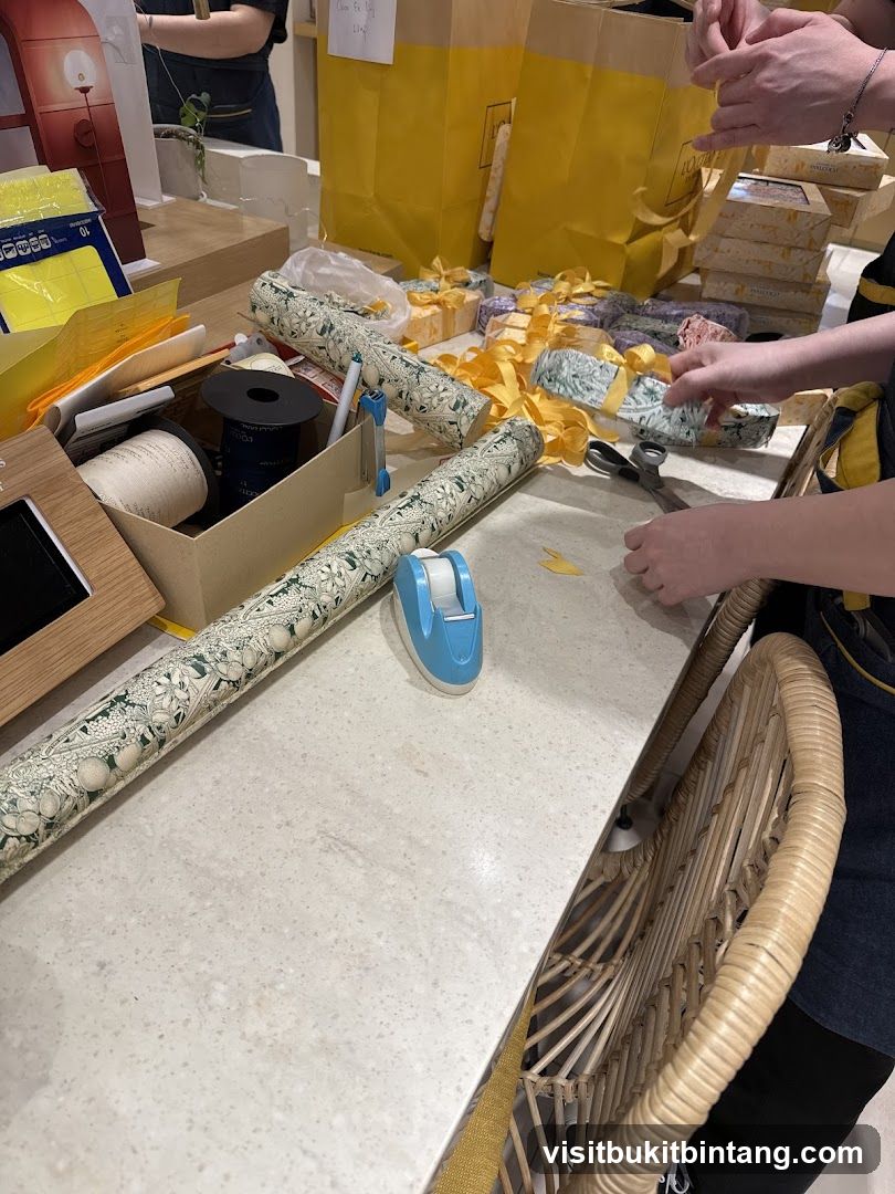 Gift Wrapping Station