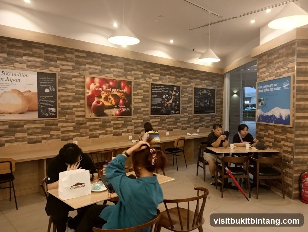 Cafe Interior with Patrons