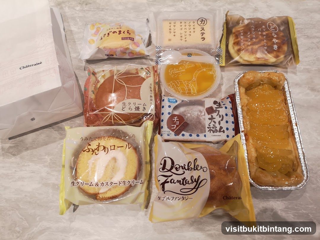 Assortment of Châteraisé Pastries